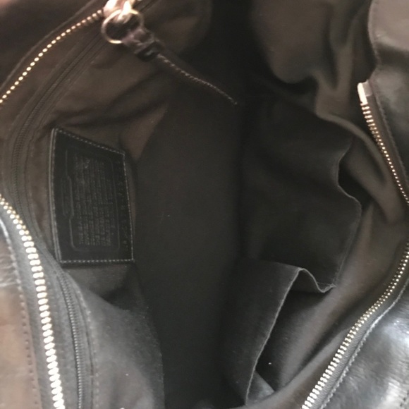 Coach shoulder bag black leather - Picture 5 of 5
